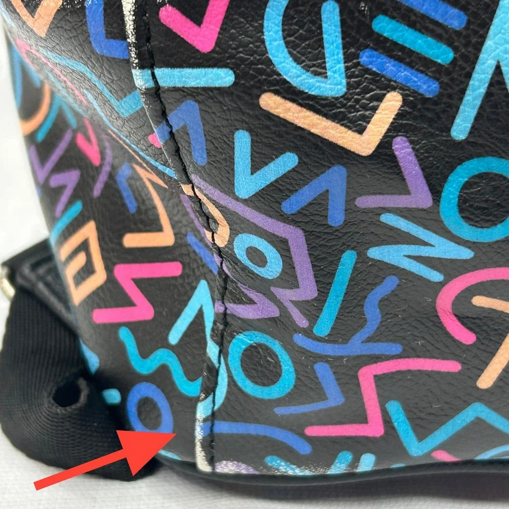 Funko Stranger Things Mini Backpack 80s 90s Retro Faux Leather Black Bag